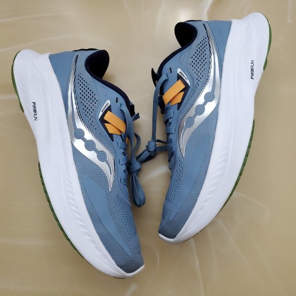 Saucony Guide 15 Women's Running Jacklope, Denim/Aqua S10684-90 - Picture 2 of 11